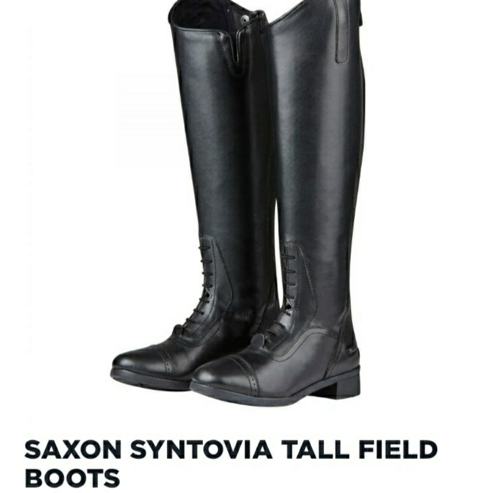 Vegan Leather Equestrian Riding Knee Boots